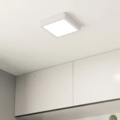 LED-Deckenlampe Fueva 5 IP44 3000K weiß 16x16cm