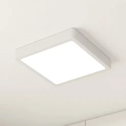 LED-Deckenlampe Fueva 5 IP44 3000K weiß 21x21cm