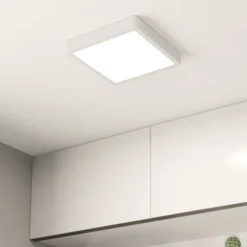 LED-Deckenlampe Fueva 5 IP44 3000K weiß 21x21cm