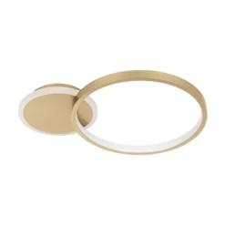 LED-Deckenlampe Gafares, gold, Alu, 41 cm Fernbedienung CCT