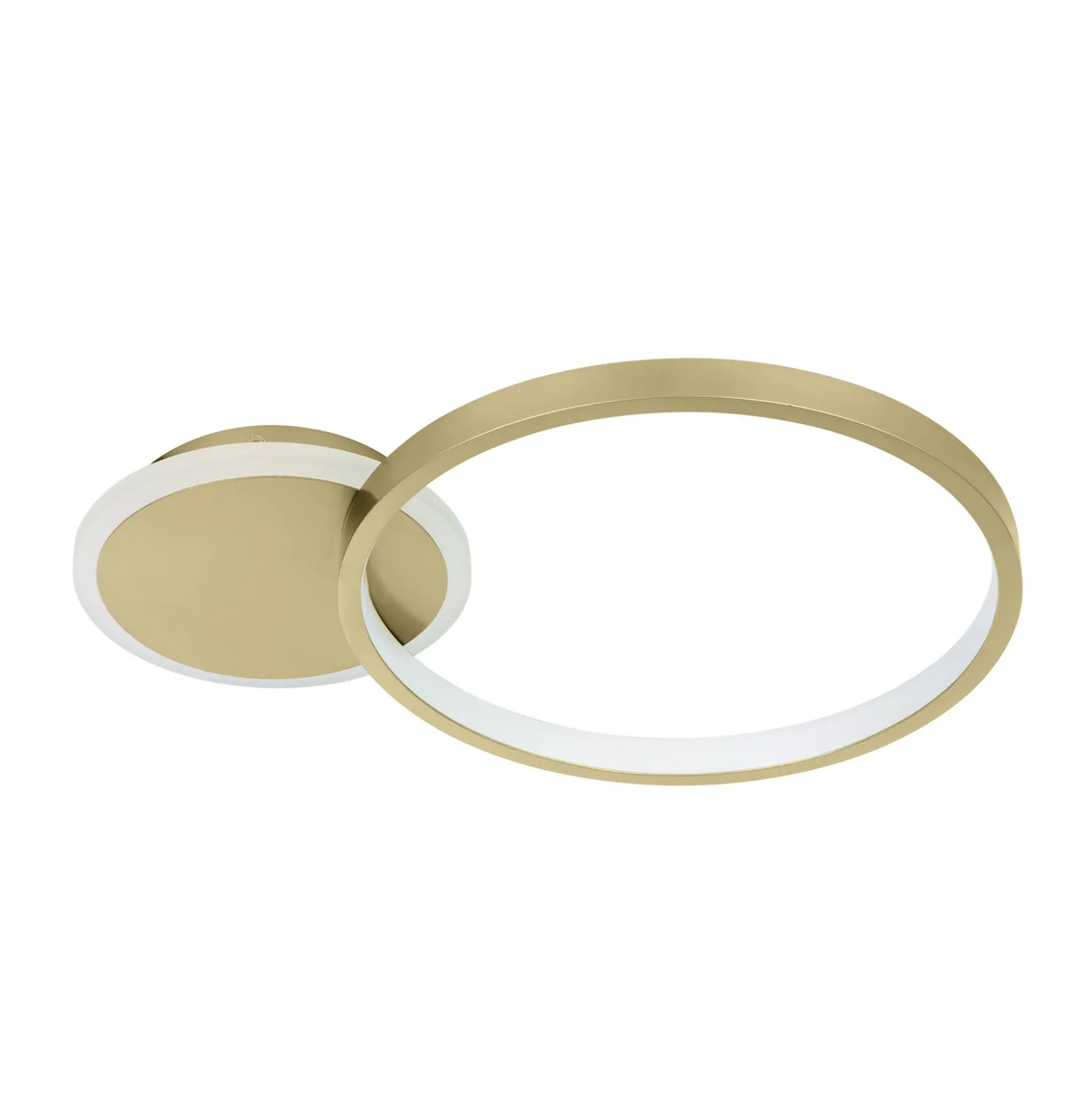 LED-Deckenlampe Gafares, gold, Alu, 41 cm Fernbedienung CCT