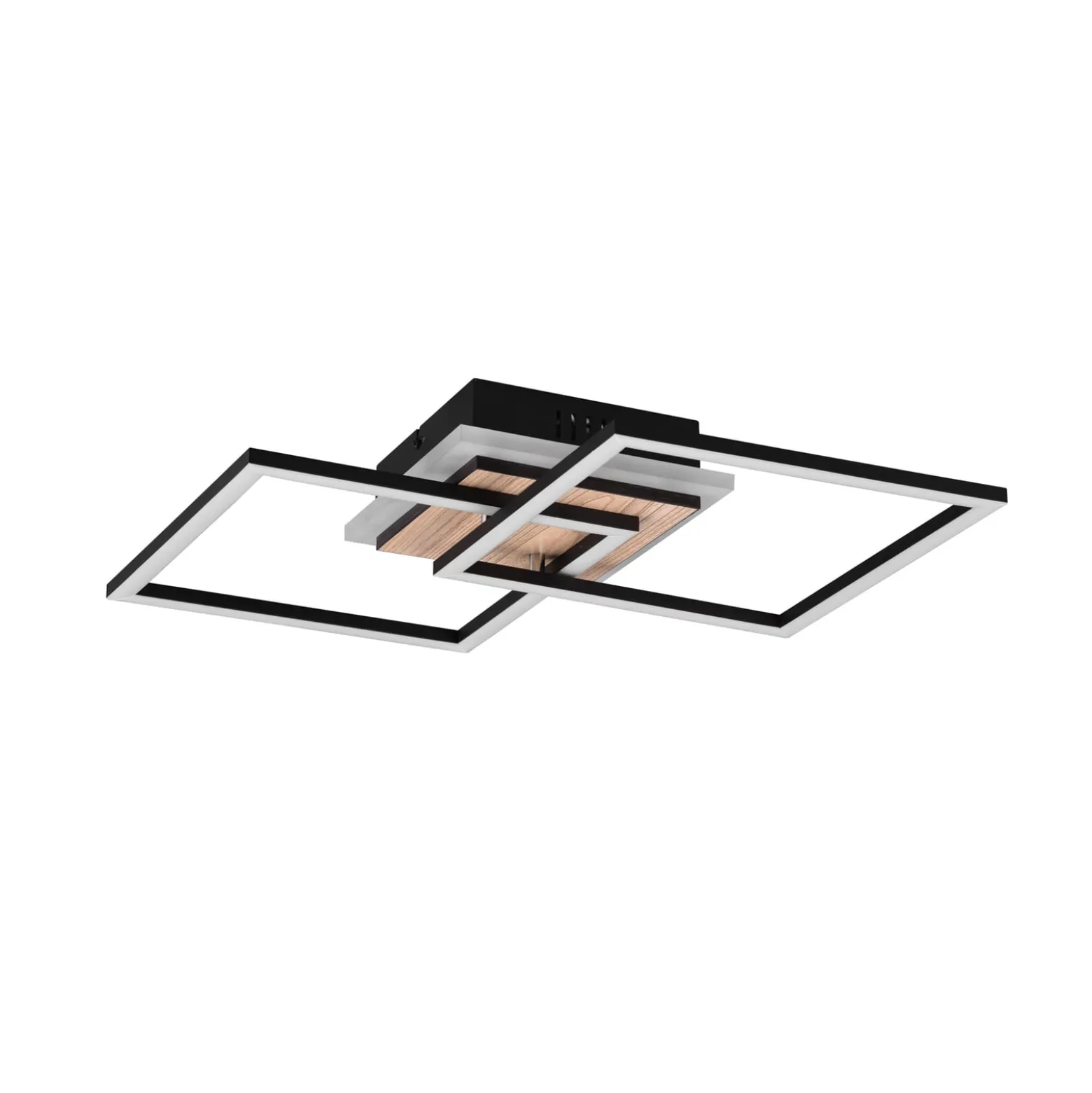 LED-Deckenlampe Giro 3-flammig eckig Fernbedienung