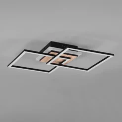 LED-Deckenlampe Giro 3-flammig eckig Fernbedienung