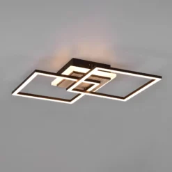 LED-Deckenlampe Giro 3-flammig eckig Fernbedienung