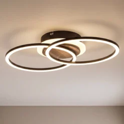 LED-Deckenlampe Giro 3-flammig rund Fernbedienung
