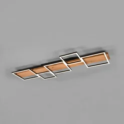 LED-Deckenlampe Harper mit fünf Quadraten