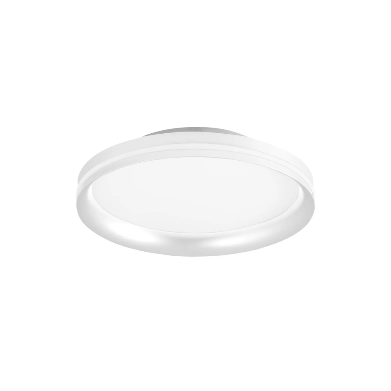 LED-Deckenlampe Isy, weiß, Ø 35 cm, Metall, CCT, dimmbar