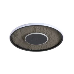 LED-Deckenlampe Lumadisc, Sternen-Effekt, schwarz, Ø 41 cm