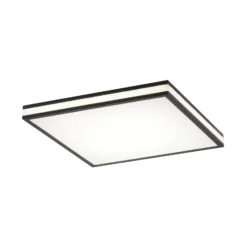 LED-Deckenlampe Mario, CTT, RGB, 45x45cm, schwarz
