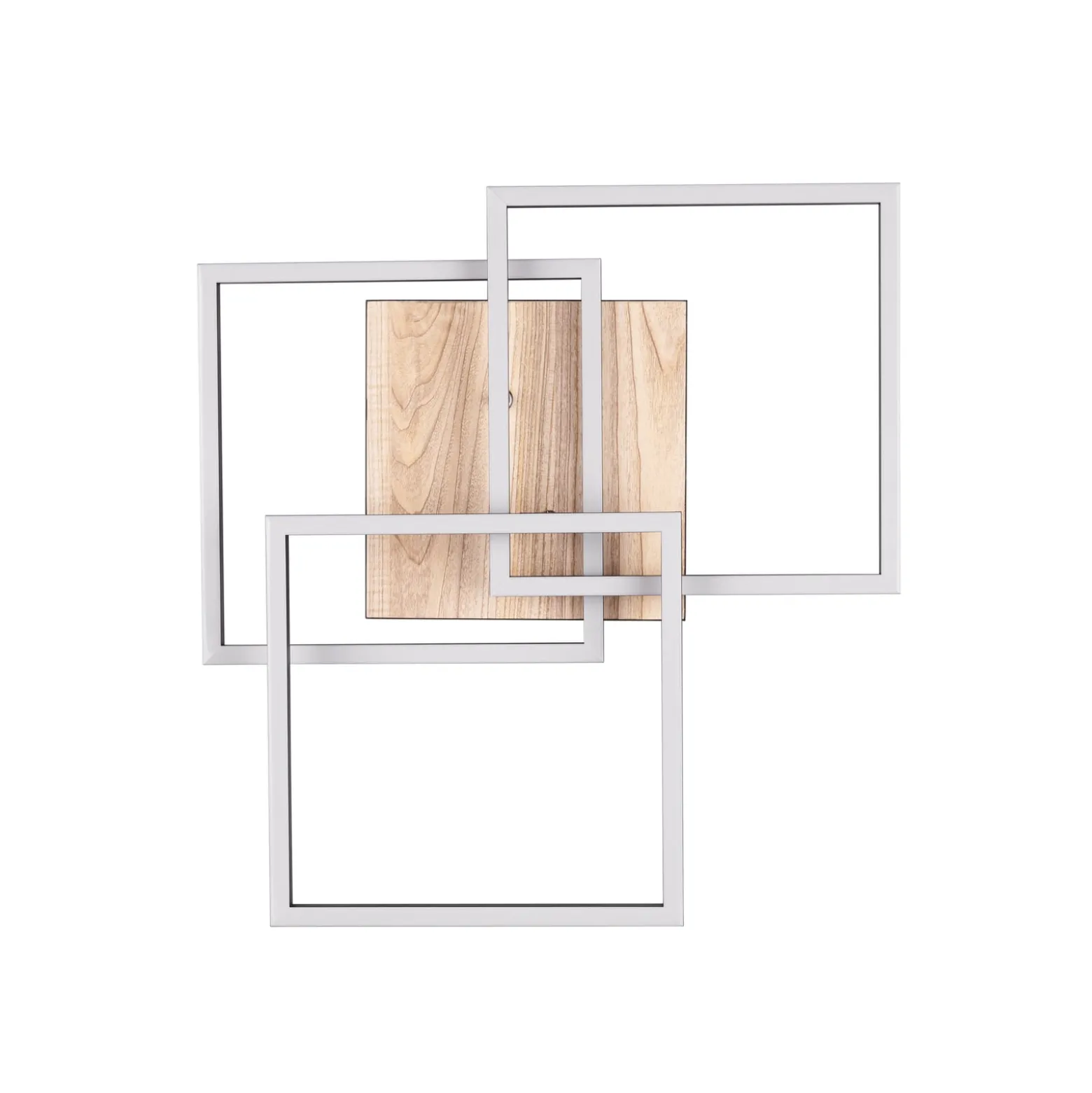 LED-Deckenlampe Mobile 3-flg. Fernbedienung Holz