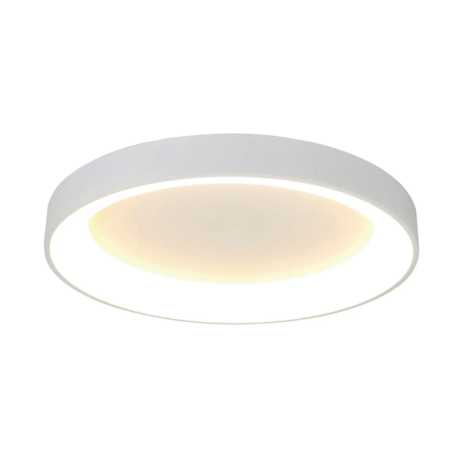 LED-Deckenlampe Niseko II, CCT, Fernbedienung, Ø 50 cm, weiß