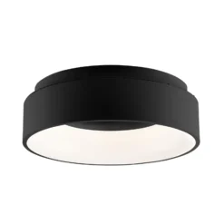 LED-Deckenlampe Noah, schwarz, Ø 45 cm, Metall, CCT