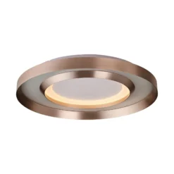LED-Deckenlampe Onix, Ø 60 cm, roségold, Metall