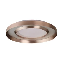 LED-Deckenlampe Onix, Ø 60 cm, roségold, Metall