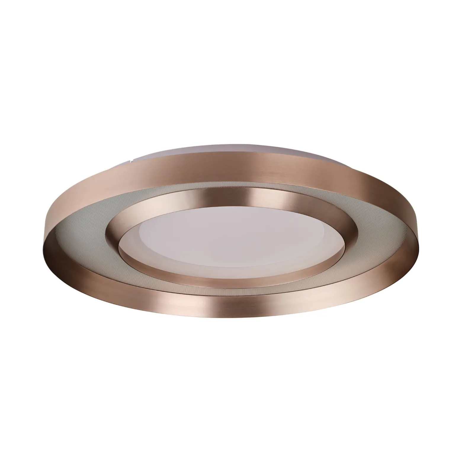 LED-Deckenlampe Onix, Ø 60 cm, roségold, Metall