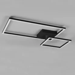 LED-Deckenlampe Padella schwenkbar 4.000K schwarz