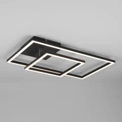 LED-Deckenlampe Padella schwenkbar 4.000K schwarz