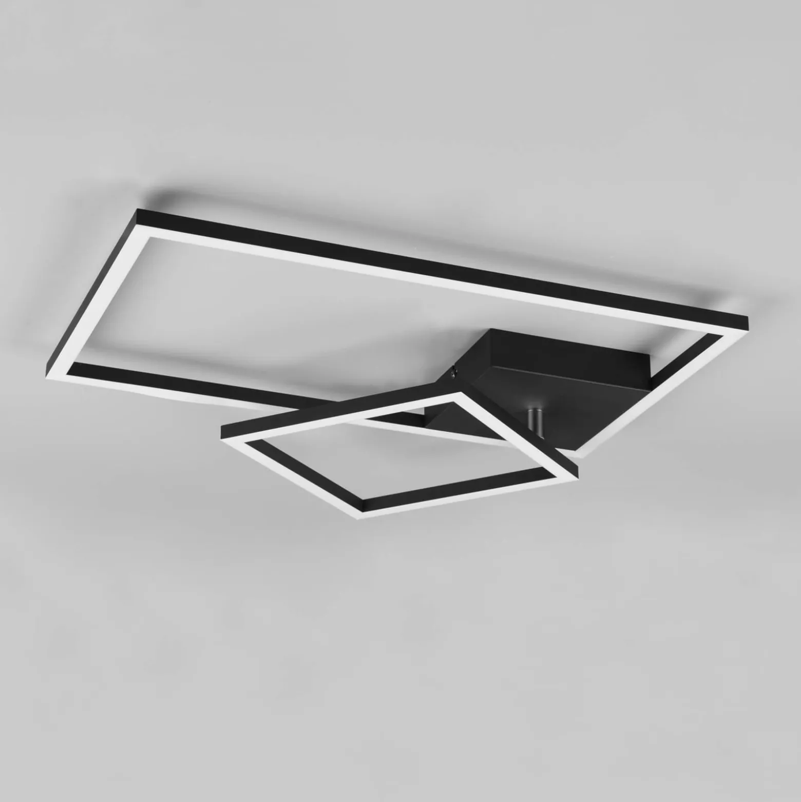 LED-Deckenlampe Padella schwenkbar 4.000K schwarz