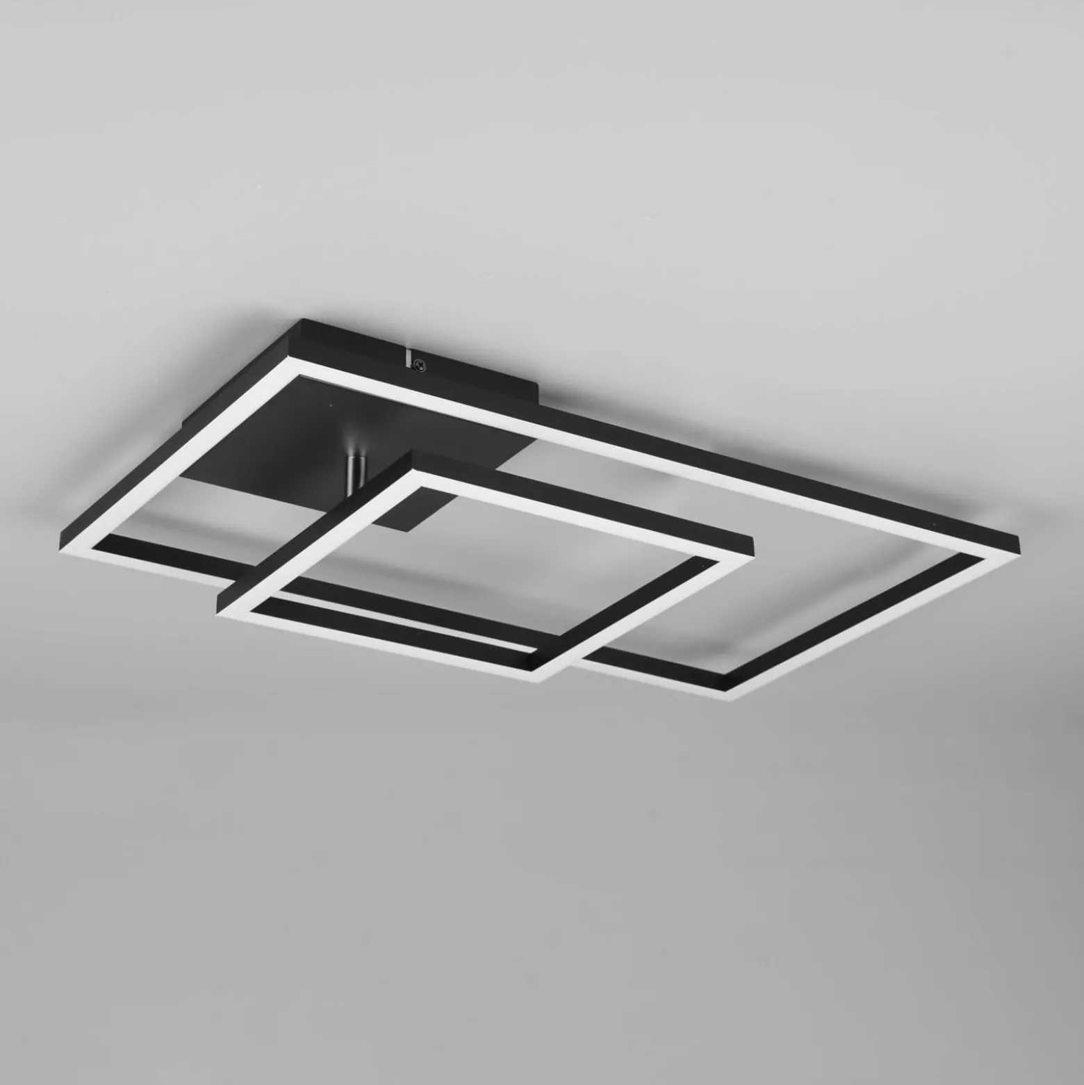 LED-Deckenlampe Padella schwenkbar 4.000K schwarz