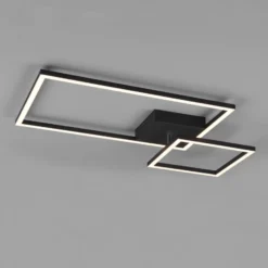 LED-Deckenlampe Padella schwenkbar 4.000K schwarz