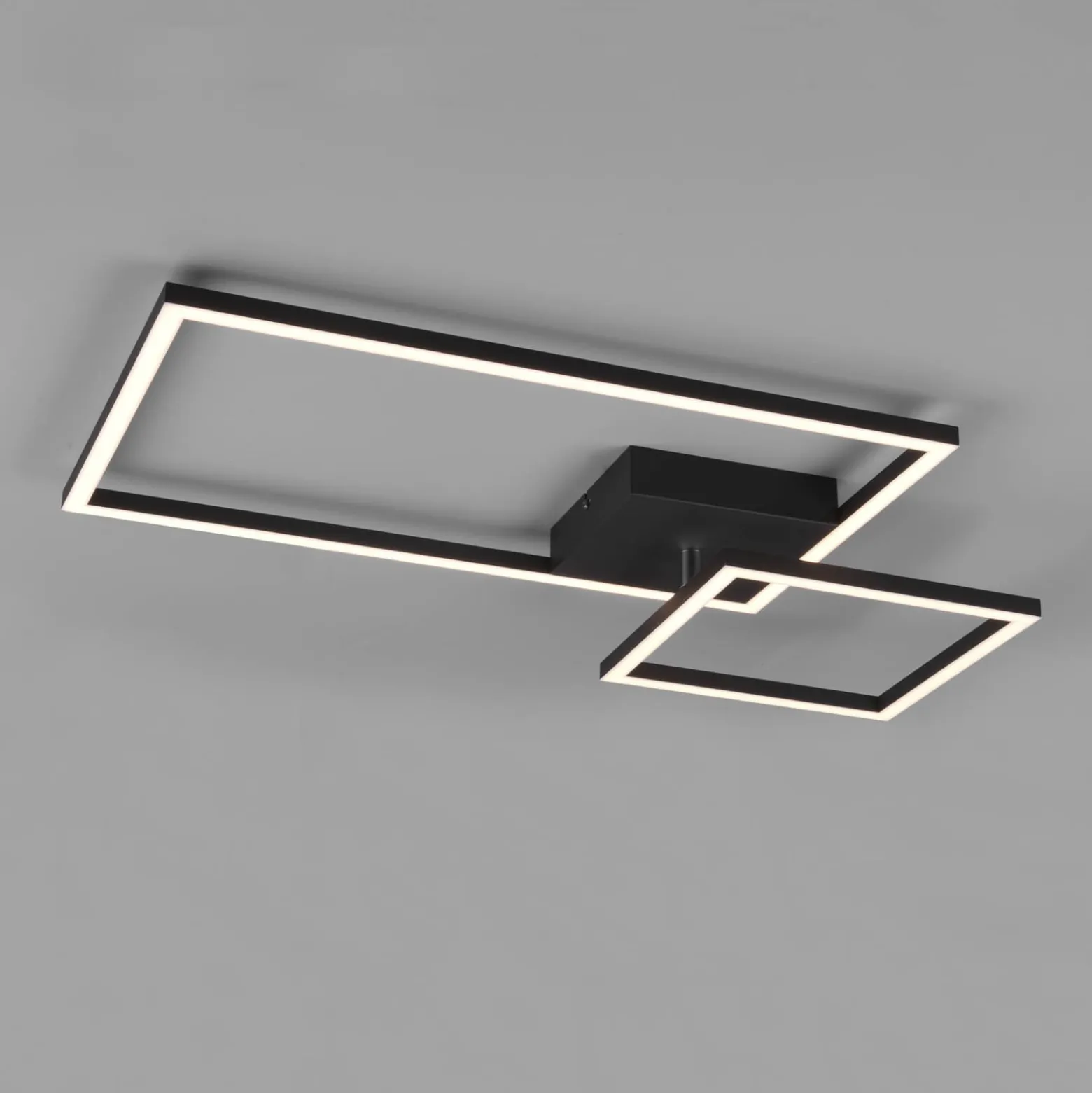 LED-Deckenlampe Padella schwenkbar 4.000K schwarz