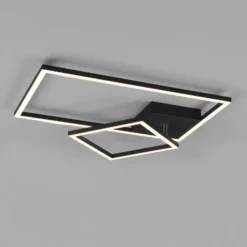 LED-Deckenlampe Padella schwenkbar 4.000K schwarz