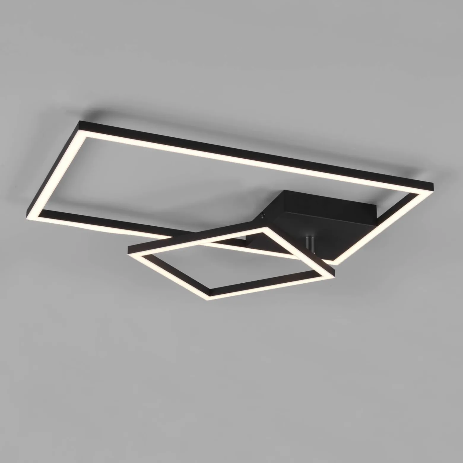 LED-Deckenlampe Padella schwenkbar 4.000K schwarz
