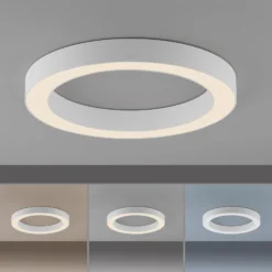 LED-Deckenlampe PURE Lines, Ø 35 cm, weiß, CCT