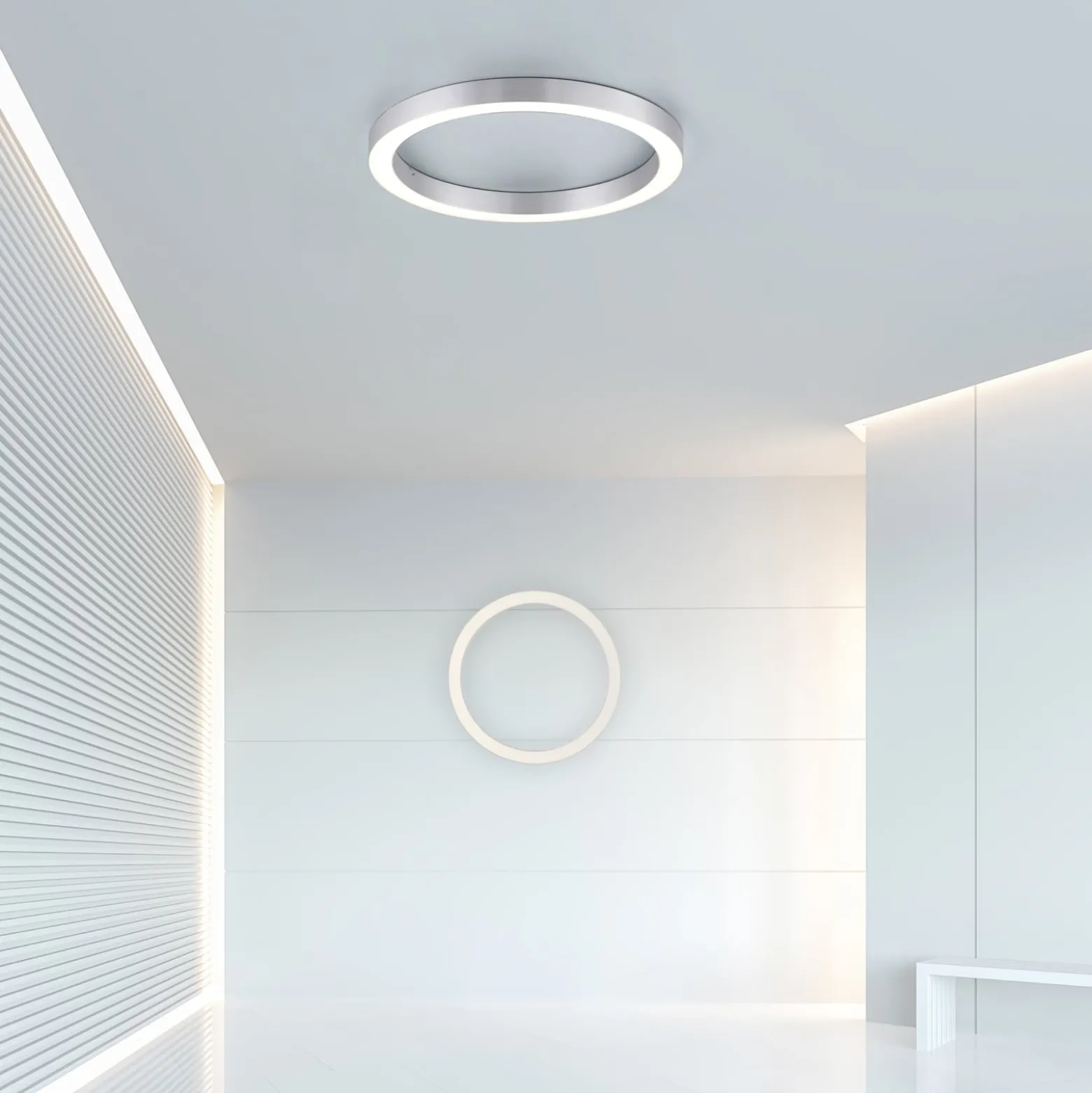 LED-Deckenlampe PURE Lines Round, diamond, Ø 50 cm, CCT