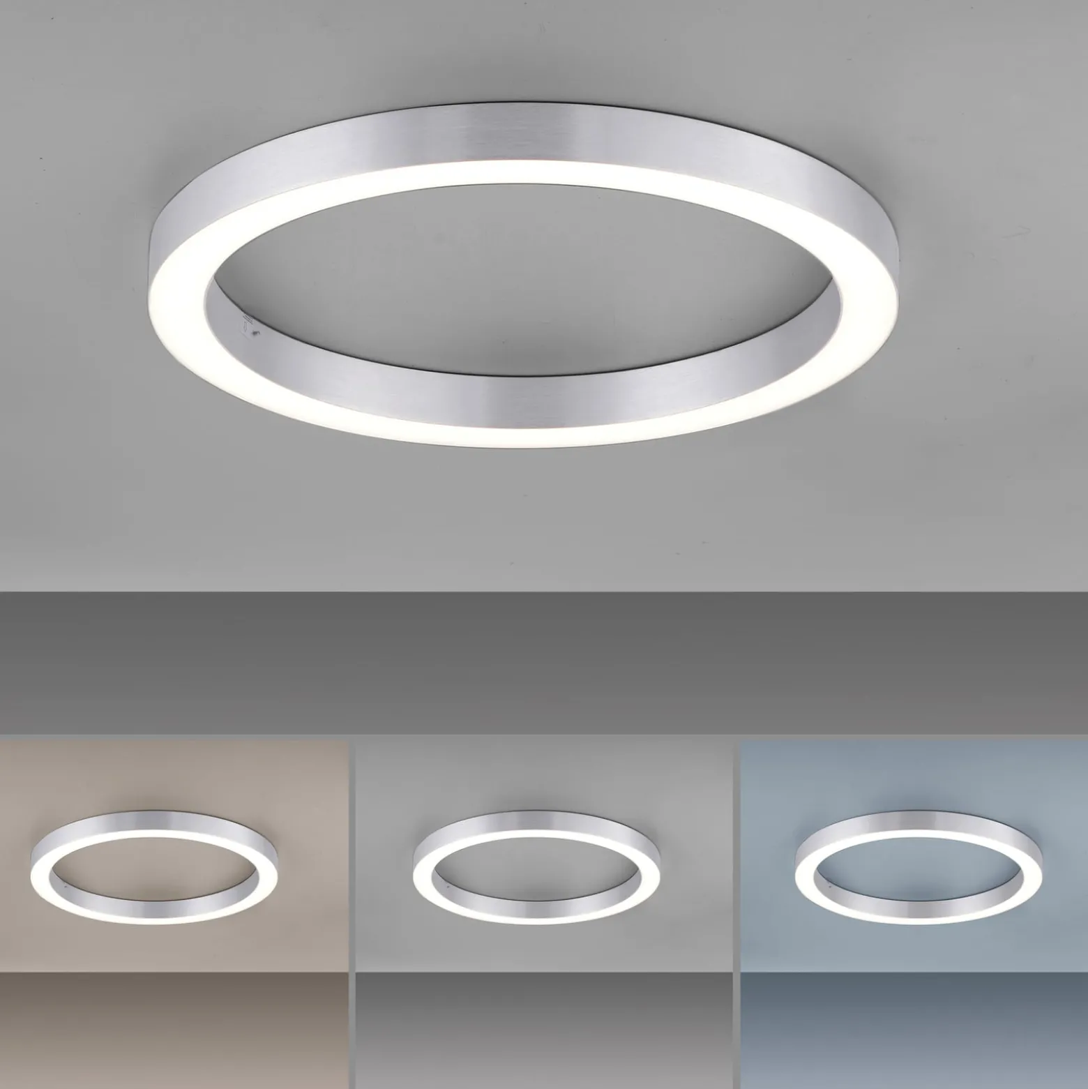 LED-Deckenlampe PURE Lines Round, diamond, Ø 50 cm, CCT