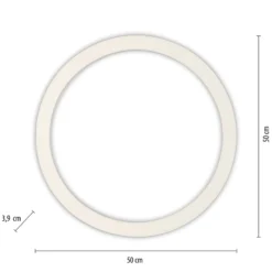 LED-Deckenlampe PURE Lines Round, diamond, Ø 50 cm, CCT