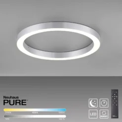 LED-Deckenlampe PURE Lines Round, diamond, Ø 50 cm, CCT
