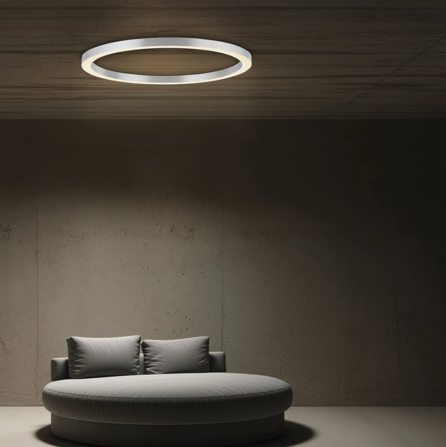 LED-Deckenlampe PURE Lines Round, diamond, Ø 70 cm, CCT