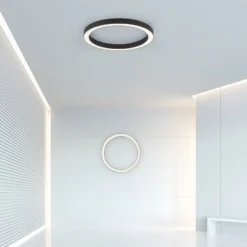 LED-Deckenlampe PURE Lines Round, graphite, Ø 50 cm, CCT