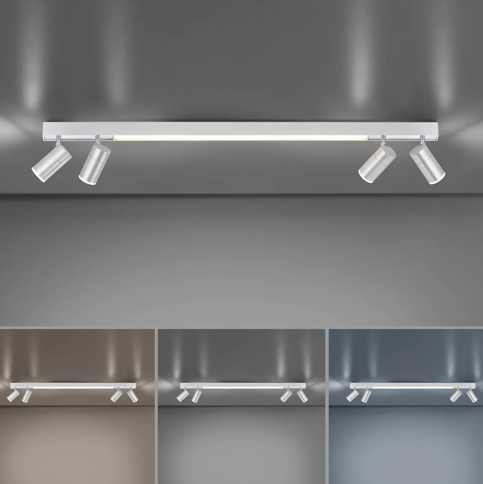 LED-Deckenlampe PURE Lines Spot, diamond, 120 cm, dimmbar
