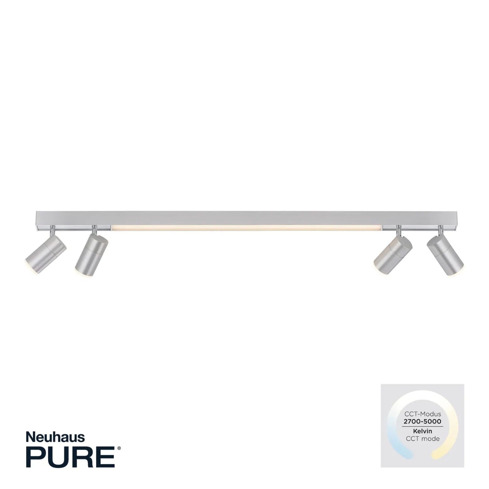 LED-Deckenlampe PURE Lines Spot, diamond, 120 cm, dimmbar