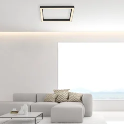 LED-Deckenlampe PURE Lines Square, graphite, 55 cm, CCT
