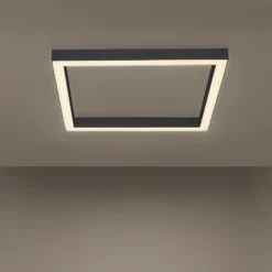 LED-Deckenlampe PURE Lines Square, graphite, 55 cm, CCT
