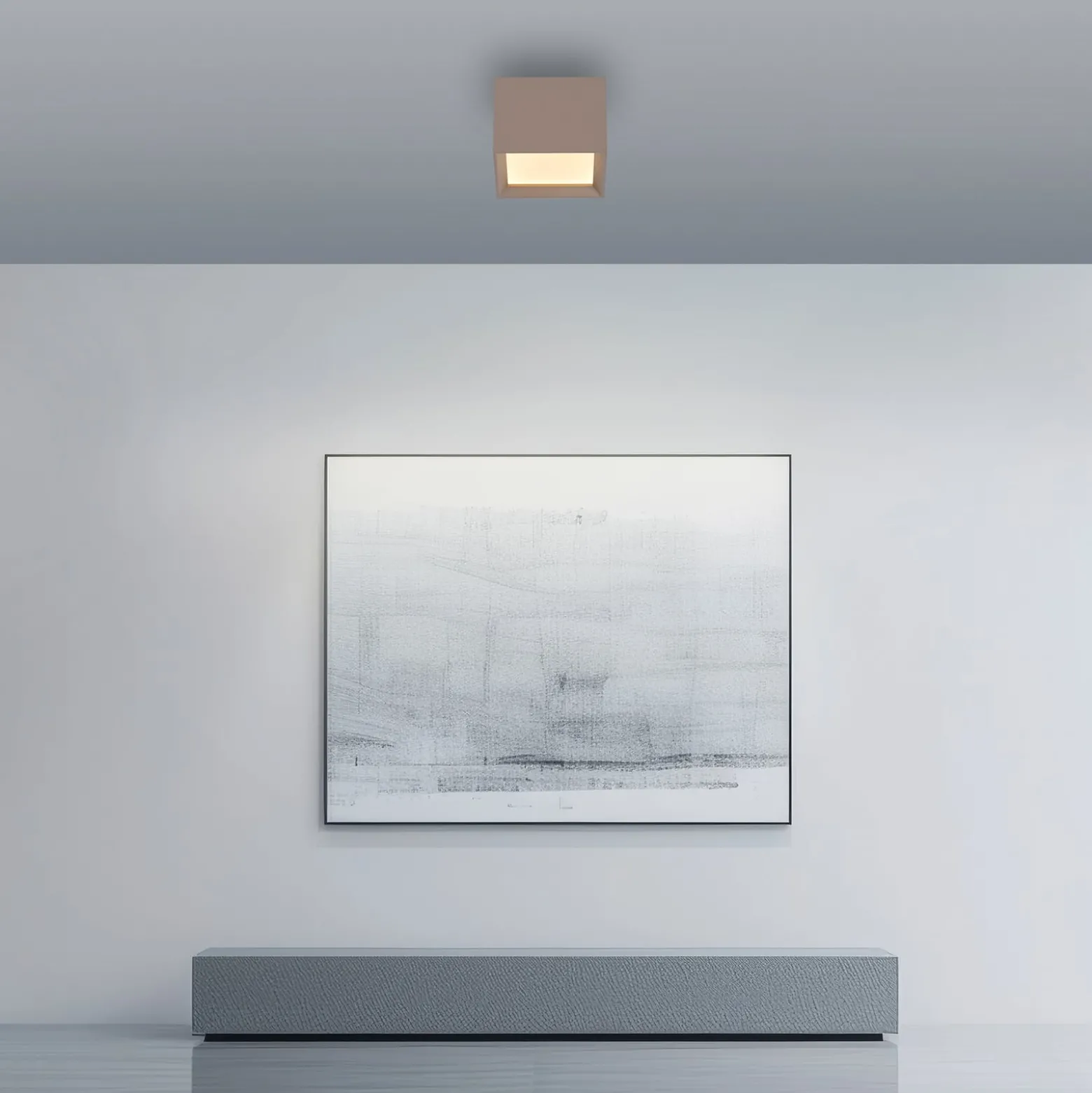 LED-Deckenlampe PURE Manhatten, bronce, 1-flg., CCT