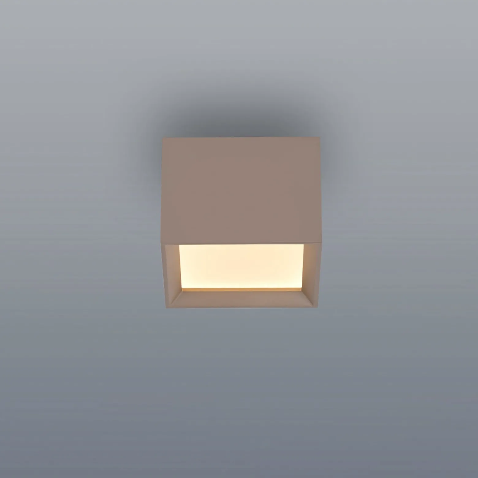 LED-Deckenlampe PURE Manhatten, bronce, 1-flg., CCT