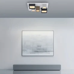 LED-Deckenlampe PURE Manhatten, multicolor, 5-flg., CCT