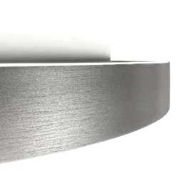 LED-Deckenlampe Ringlux, stahlgrau, Ø 40 cm, Metall, 2.700 K
