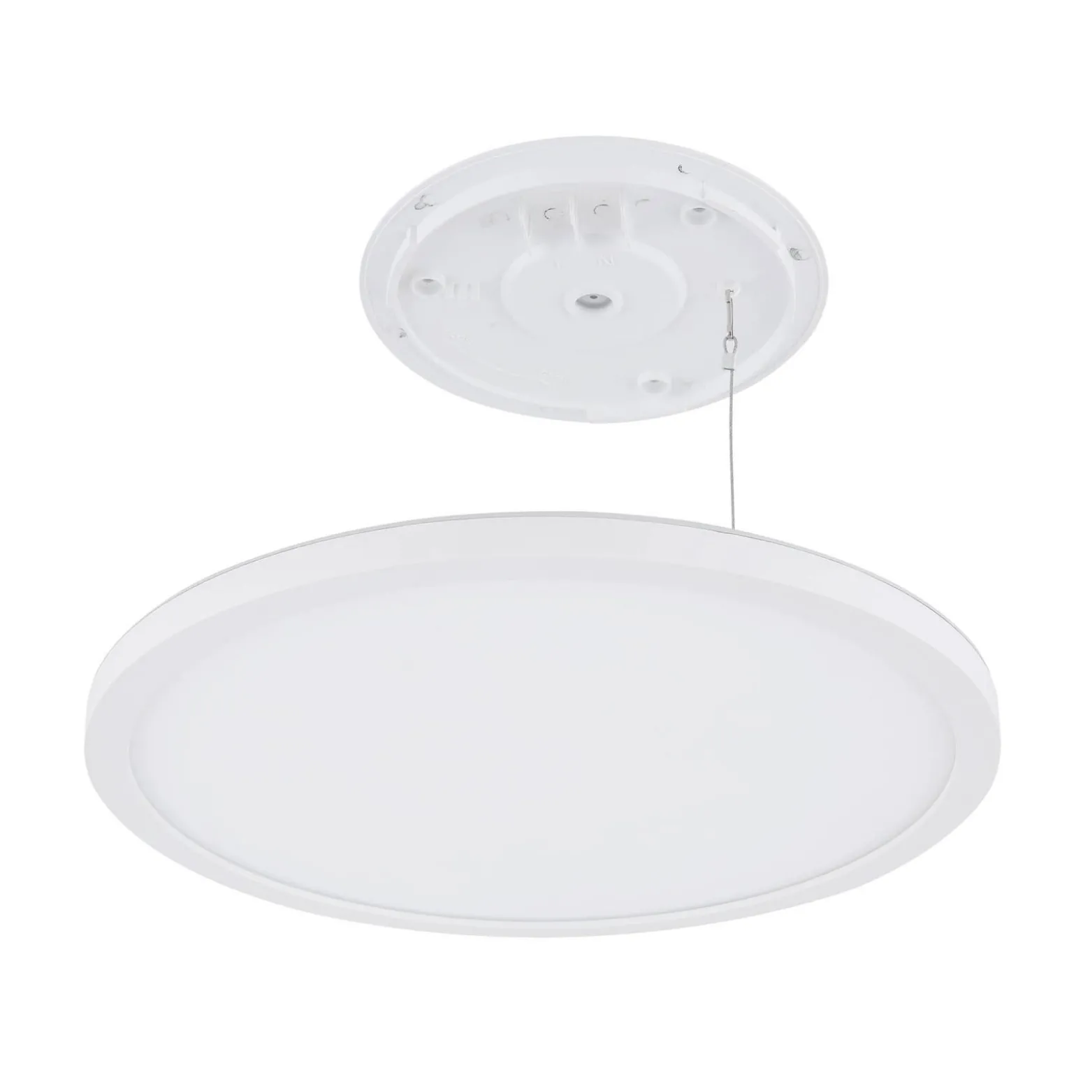 LED-Deckenlampe Sapana, weiß, Ø 42 cm, Kunststoff, IP44