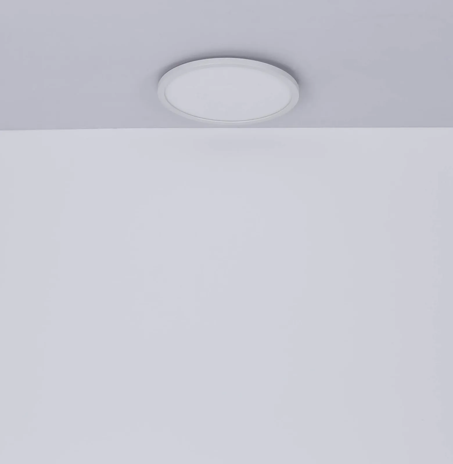 LED-Deckenlampe Sapana, weiß, Ø 42 cm, Kunststoff, IP44