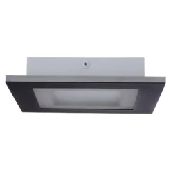 LED-Deckenlampe Squary, Länge 39 cm, schwarz/weiß Eisen, CCT