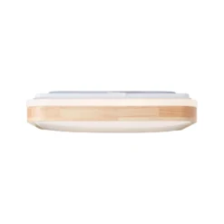 LED-Deckenlampe Tumeo, Länge 40 cm, holz hell, Metall/Holz
