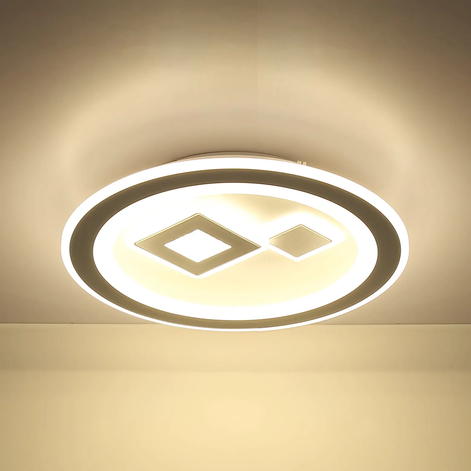 LED-Deckenlampe Valeria, CCT-Funktion, rund