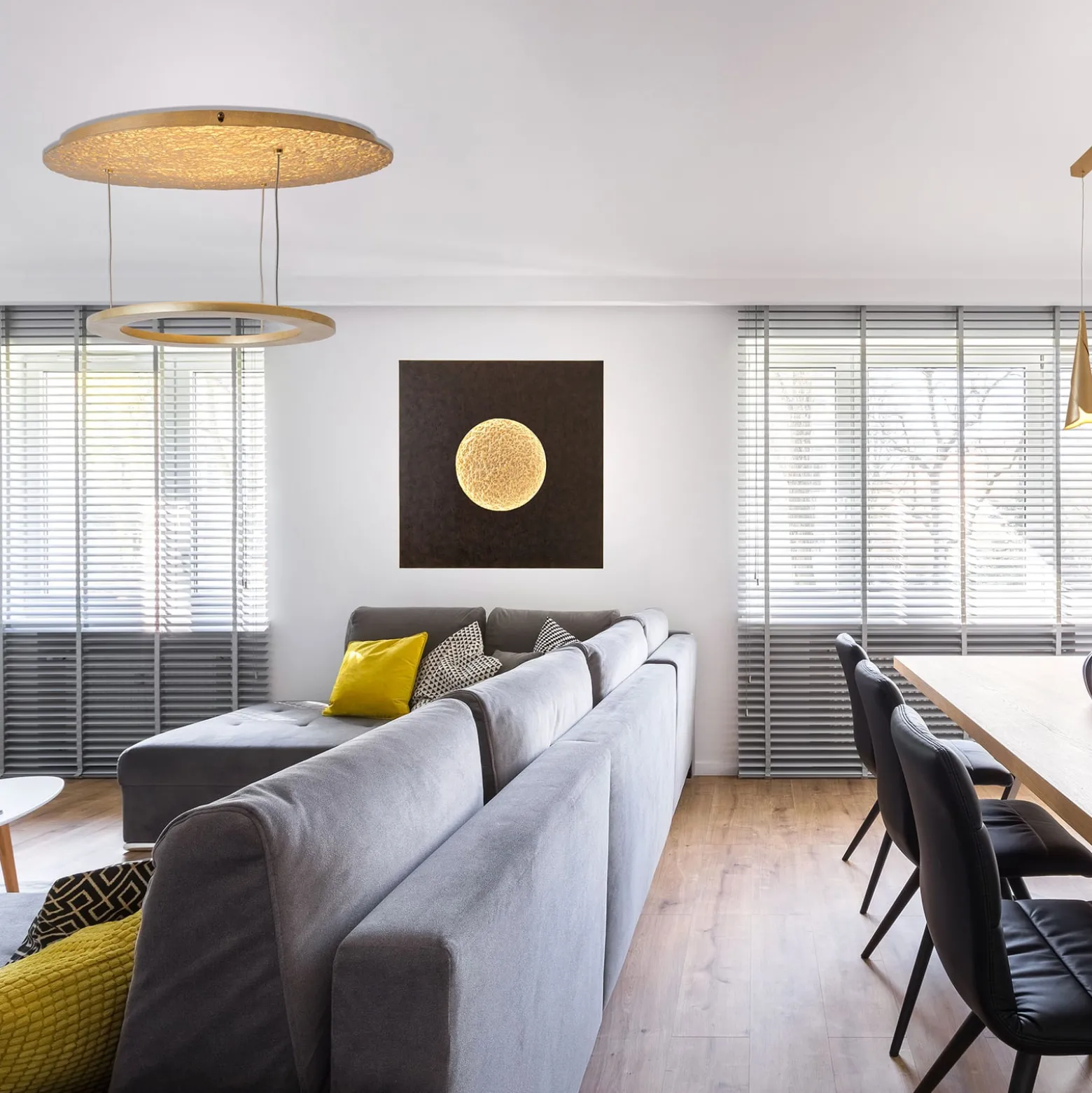 LED-Deckenlampe Venere, gold