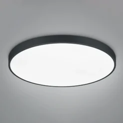 LED-Deckenlampe Waco, CCT, Ø 75 cm, schwarz matt