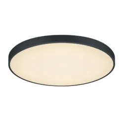 LED-Deckenlampe Waco, CCT, Ø 75 cm, schwarz matt